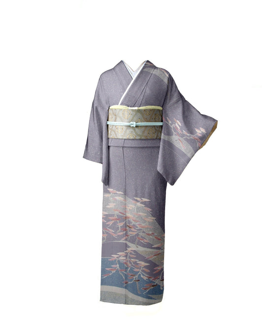 Japanese Pure Silk Kimono (Size L)