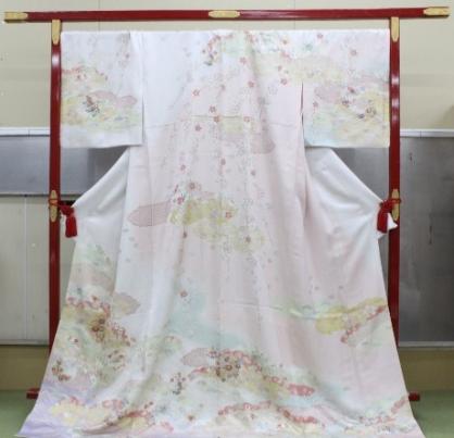 Japanese Pure Silk Kimono (Size LO)