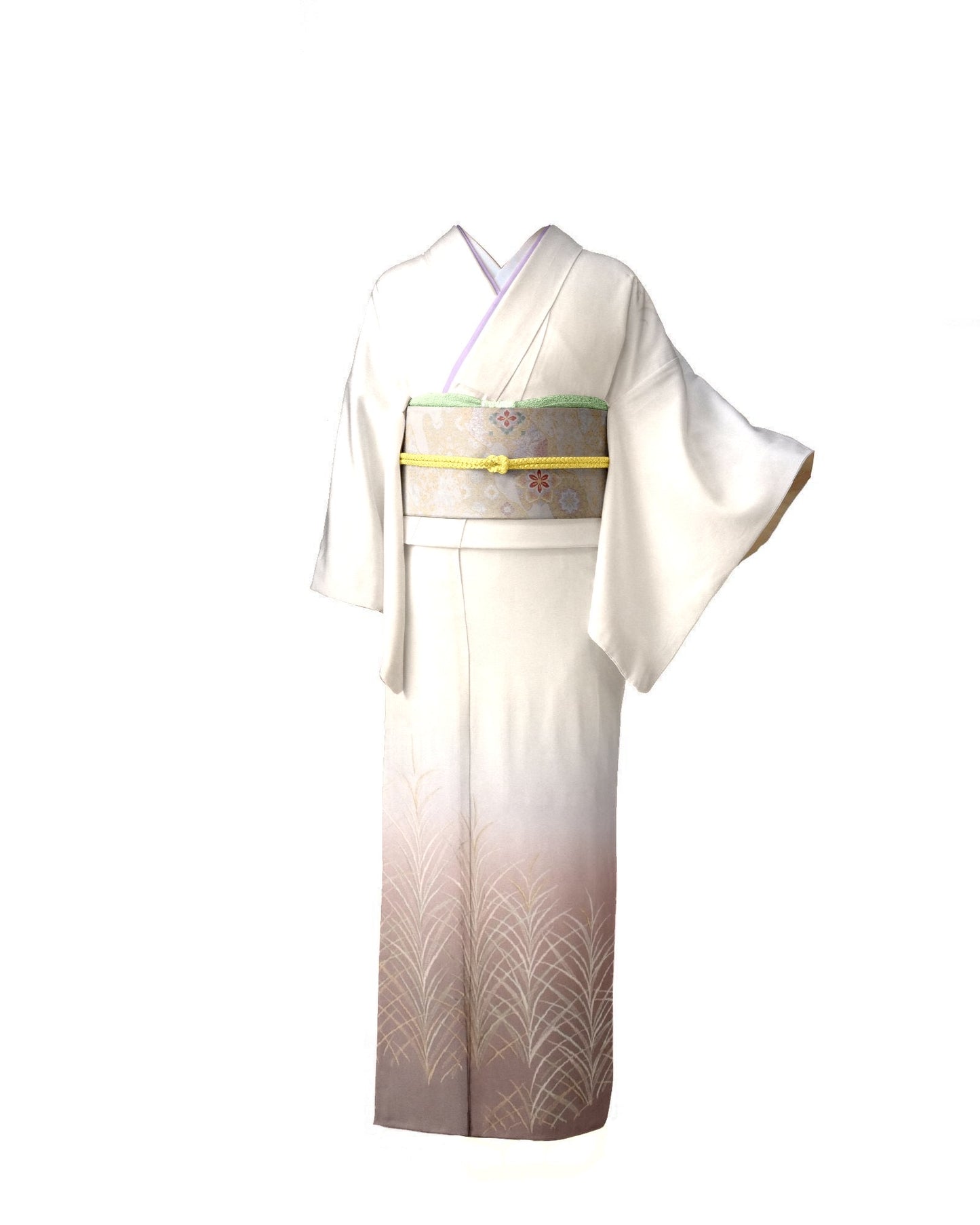 Japanese Pure Silk Kimono (Size S)